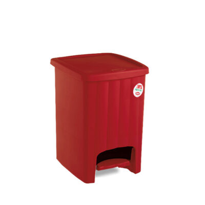 Pattumiera Margherita A Pedale- Rosso