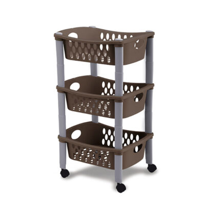 Carrello “Otello” A Tre Piani- Tortora