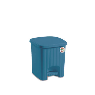 Pattumiera Pedalina Quadra- Blu Ottanio