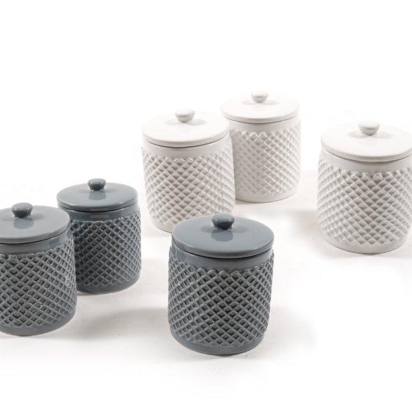 Set 3 Barattoli In Ceramica