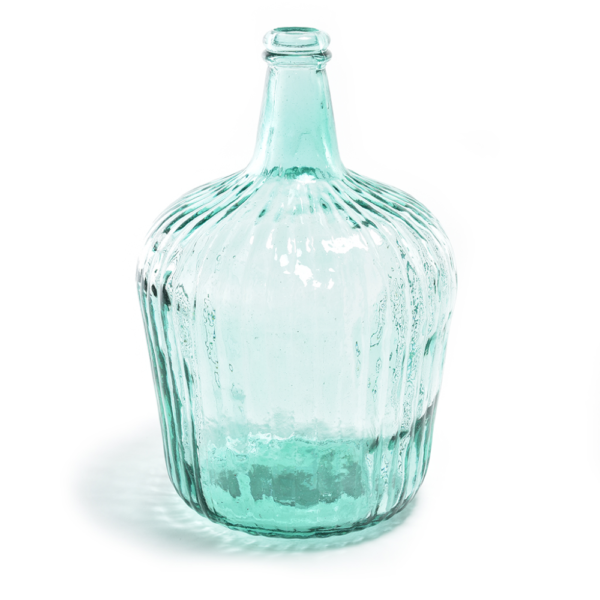 Vaso In Vetro Rigato Grande