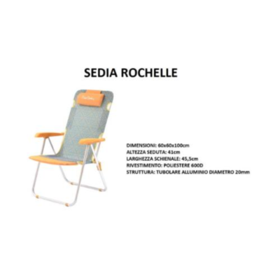 L.TAHITI Sedia Rochelle 60 X 60 X 100 Cm