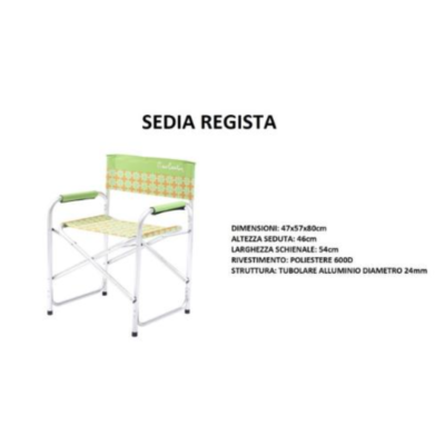 L.LANAI Sedia Regista 47 X 57 X 80 Cm