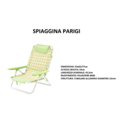 L.LANAI Spiaggina Parigi 53 X 62 X 77 Cm