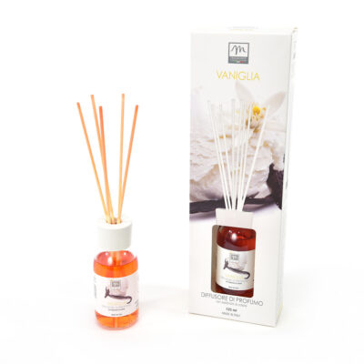 Diffusore Di Essenza Con Bacchetti In Cotone 125 ml Vaniglia