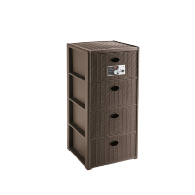 Cassettiera Elegance 4 Tortora