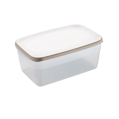 Contenitore Frigo “Ciao Fresco” Lt 5.4 Bianco/Tortora Chiaro