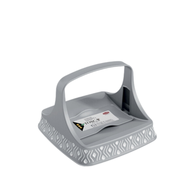 Portatovaglioli Orizzontale Tosca Stone Grey/Bianco