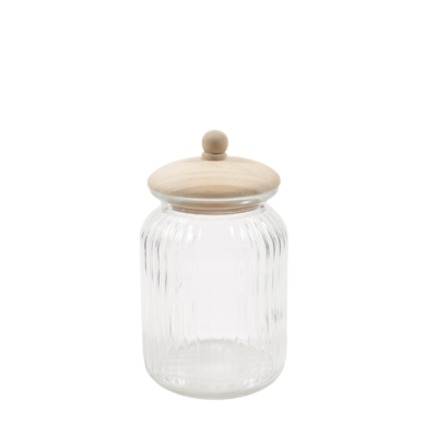 Barattolo Ermetico Con Tappo In Legno 950 ml