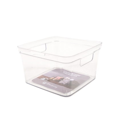 Cestino In Plastica Trasparente 23.5 X 23.5 cm