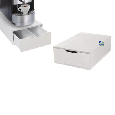 Cassetto Portacapsule Con Divisori 22 X 32 X 10 cm Bianco