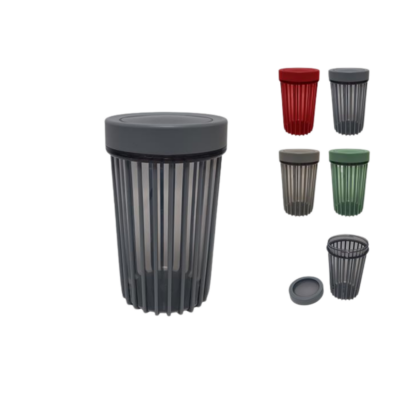 Contenitore Plastica Con Tappo 1.1Lt 4 Colori