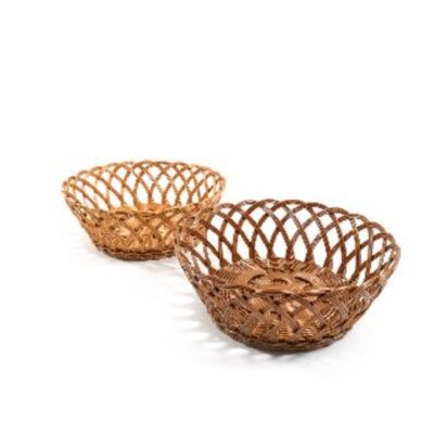 Cestino tondo in plastica D.28X H10 cm
